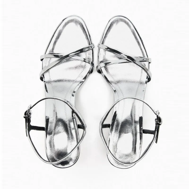 Silver Slope and French Chic Versatile Fashion Sandals