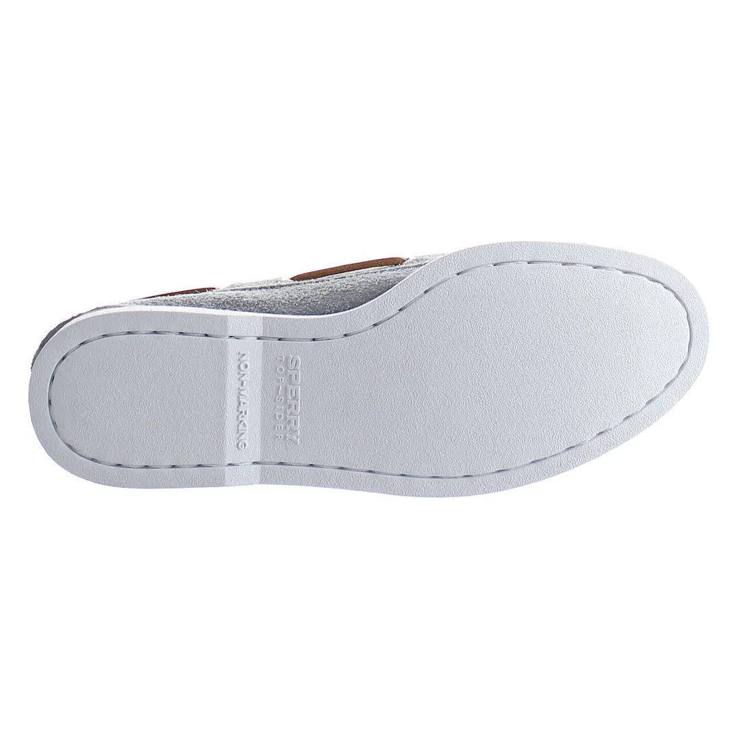 Sperry A/0 2-Eye Mens Grey Boat Shoes