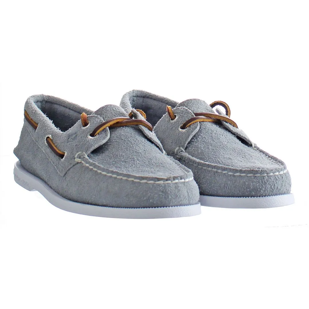 Sperry A/0 2-Eye Mens Grey Boat Shoes
