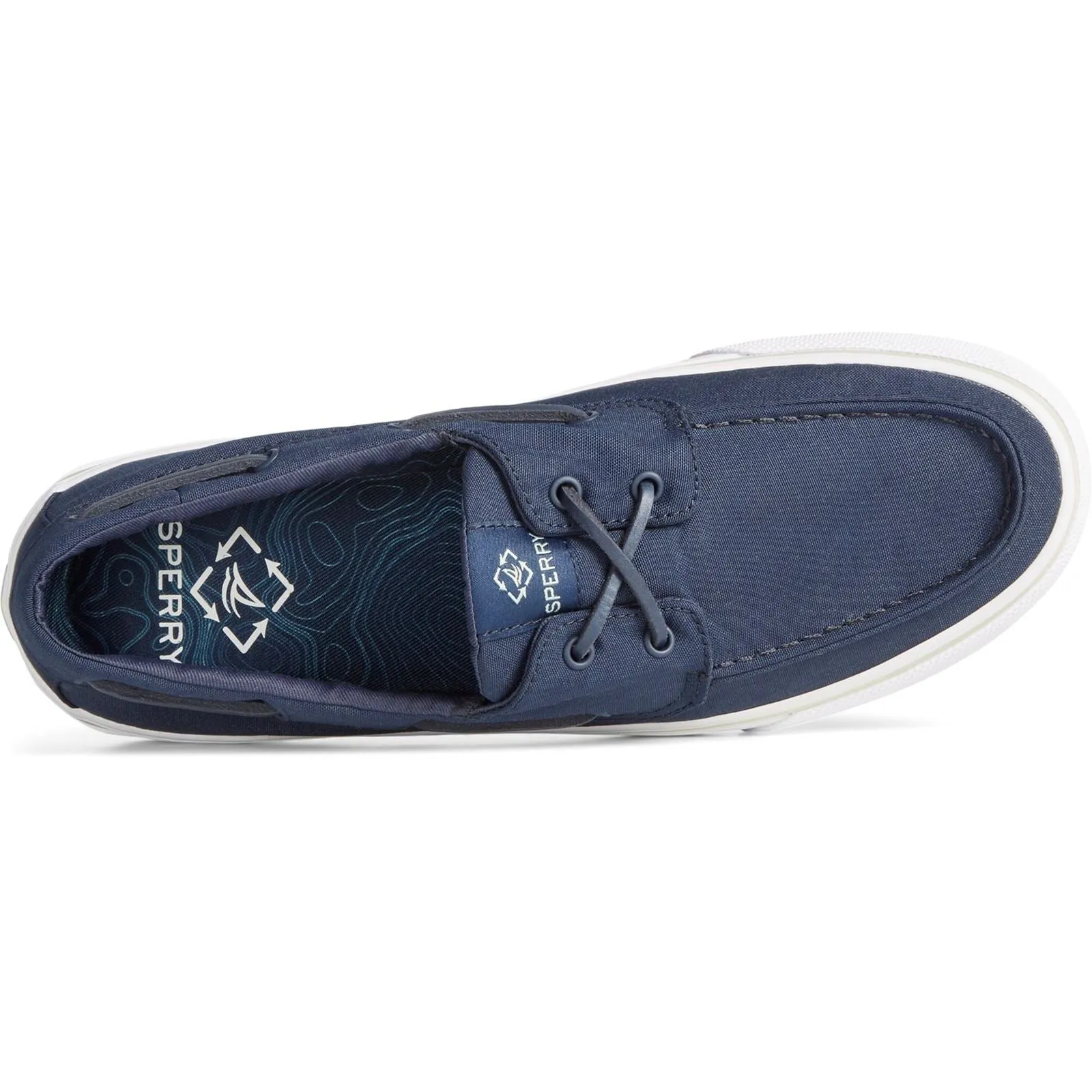 Sperry Bahama Ii Polyester Men's Navy Lace-Up Shoes