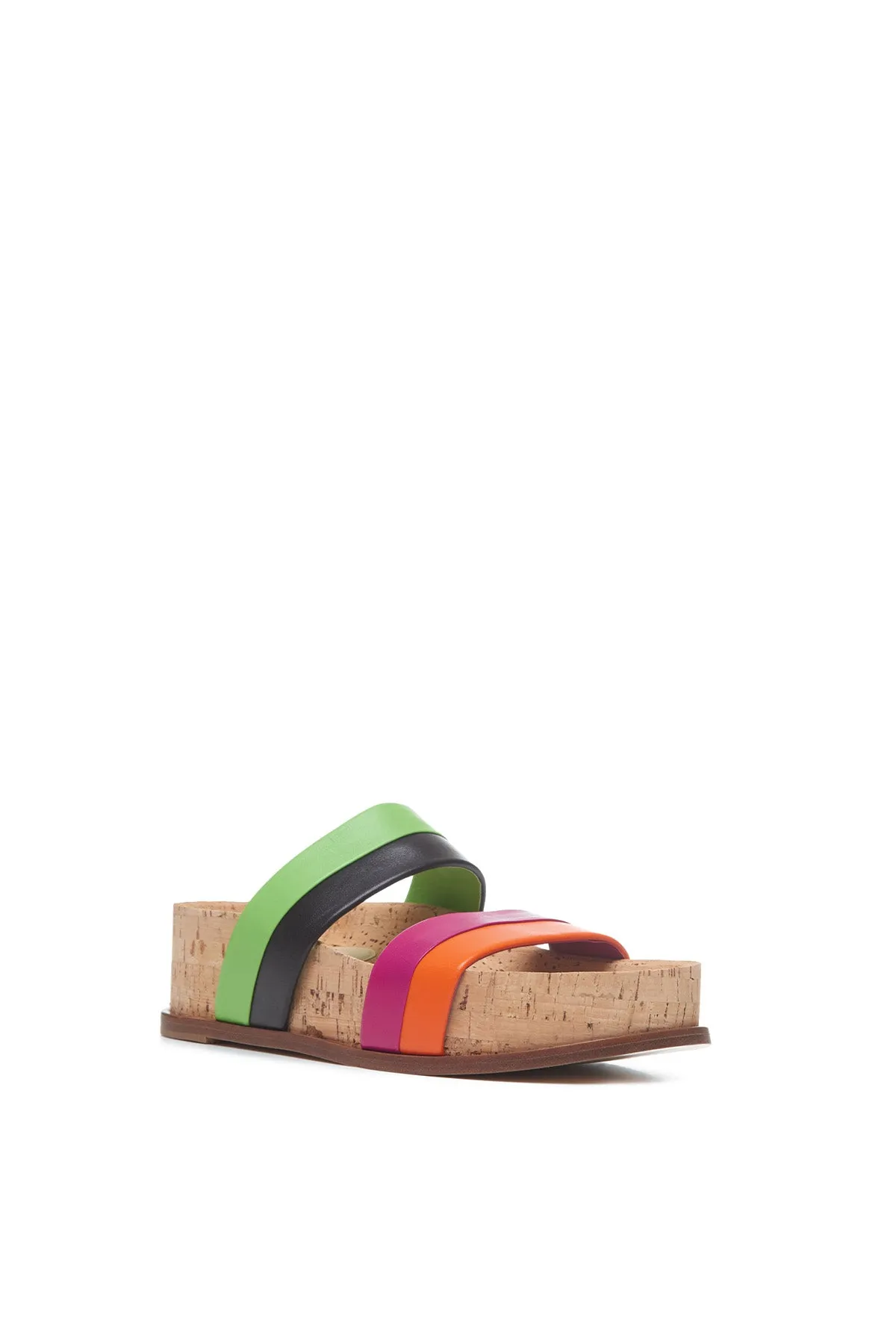 Striker Platform Sandal in Multi Leather