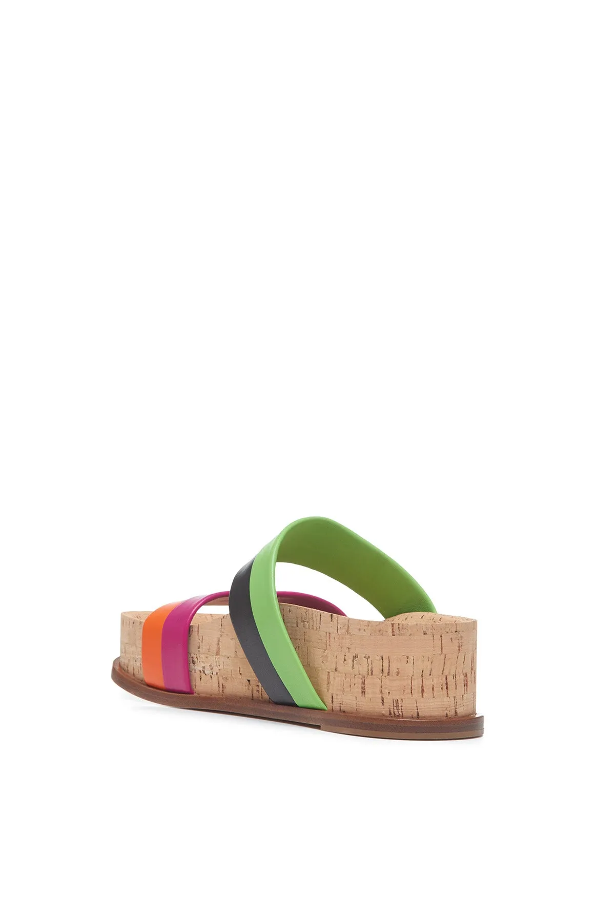 Striker Platform Sandal in Multi Leather