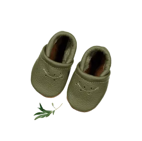 The Leather Mocc - Moss