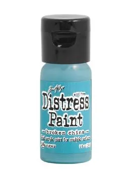 Tim Holtz Distress® Flip Top Paint Broken China, 1oz