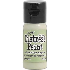 Tim Holtz Distress Paint Flip Top 1oz - Bundled Sage