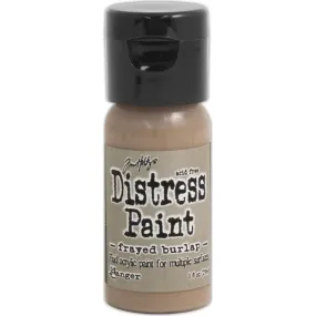 Tim Holtz Distress Paint Flip Top 1oz - Frayed Burlap