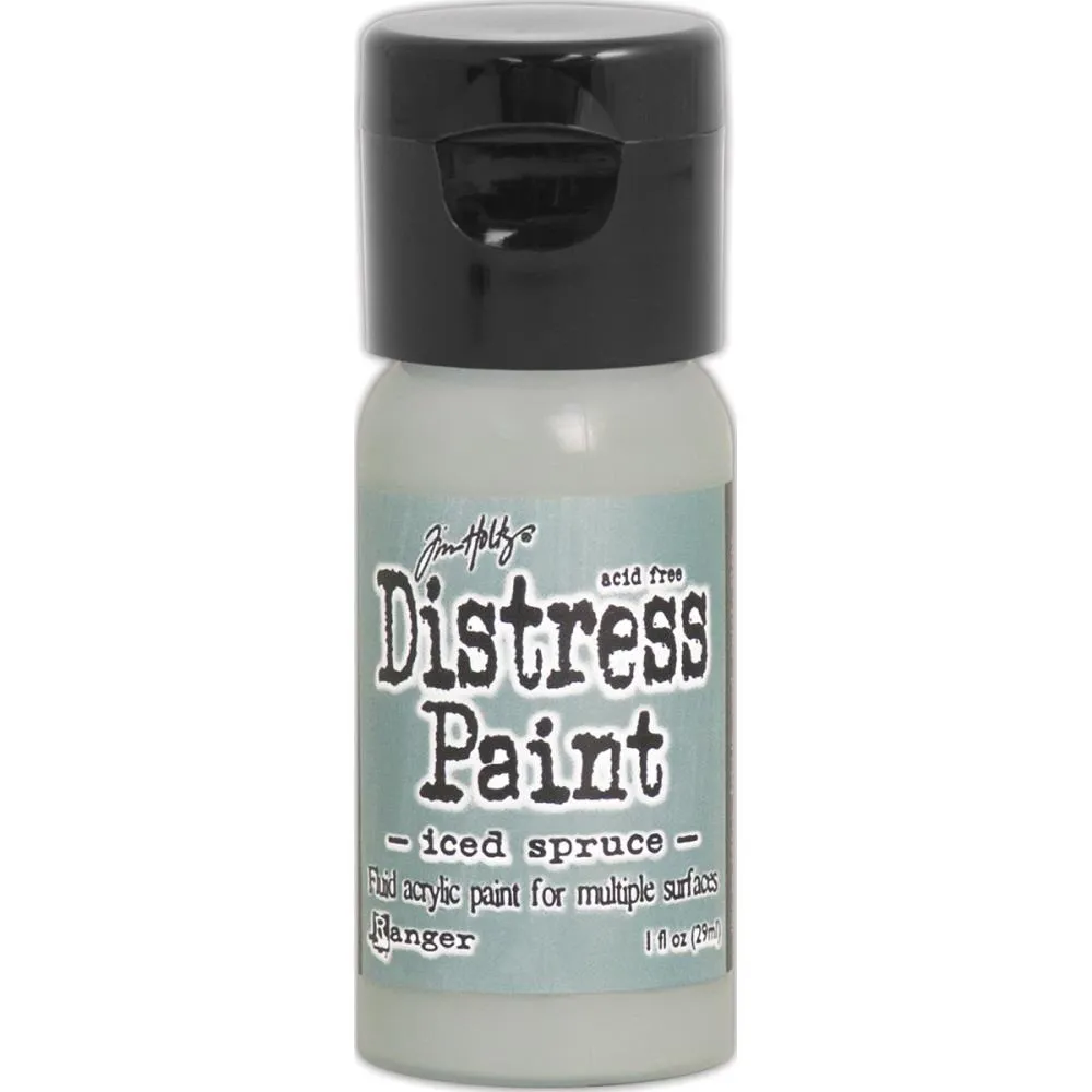 Tim Holtz Distress Paint Flip Top 1oz - Iced Spruce
