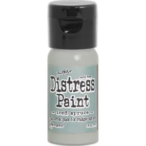 Tim Holtz Distress Paint Flip Top 1oz - Iced Spruce