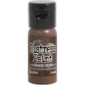 Tim Holtz Distress Paint Flip Top 1oz - Walnut Stain