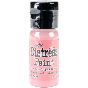 Tim Holtz Distress Paint Flip Top 1oz - Worn Lipstick