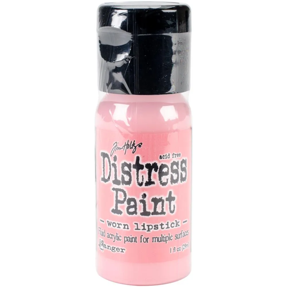 Tim Holtz Distress Paint Flip Top 1oz - Worn Lipstick