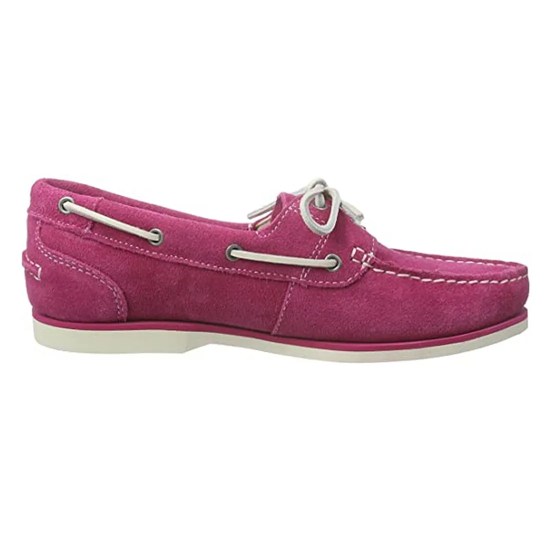 Timberland Classic Womens Purple Boat Shoes