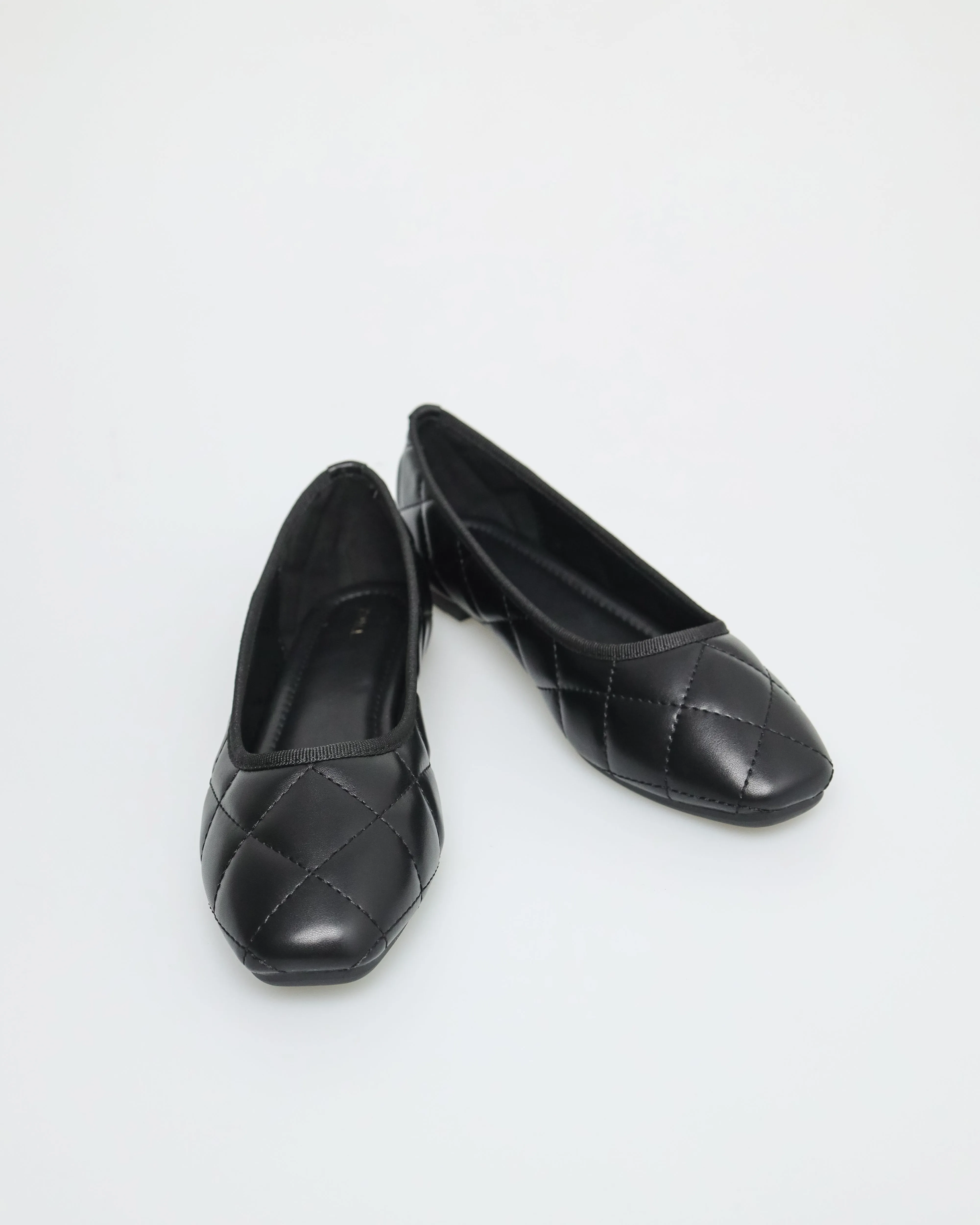 Tomaz NN252 Ladies Quilted Ballerina Flat