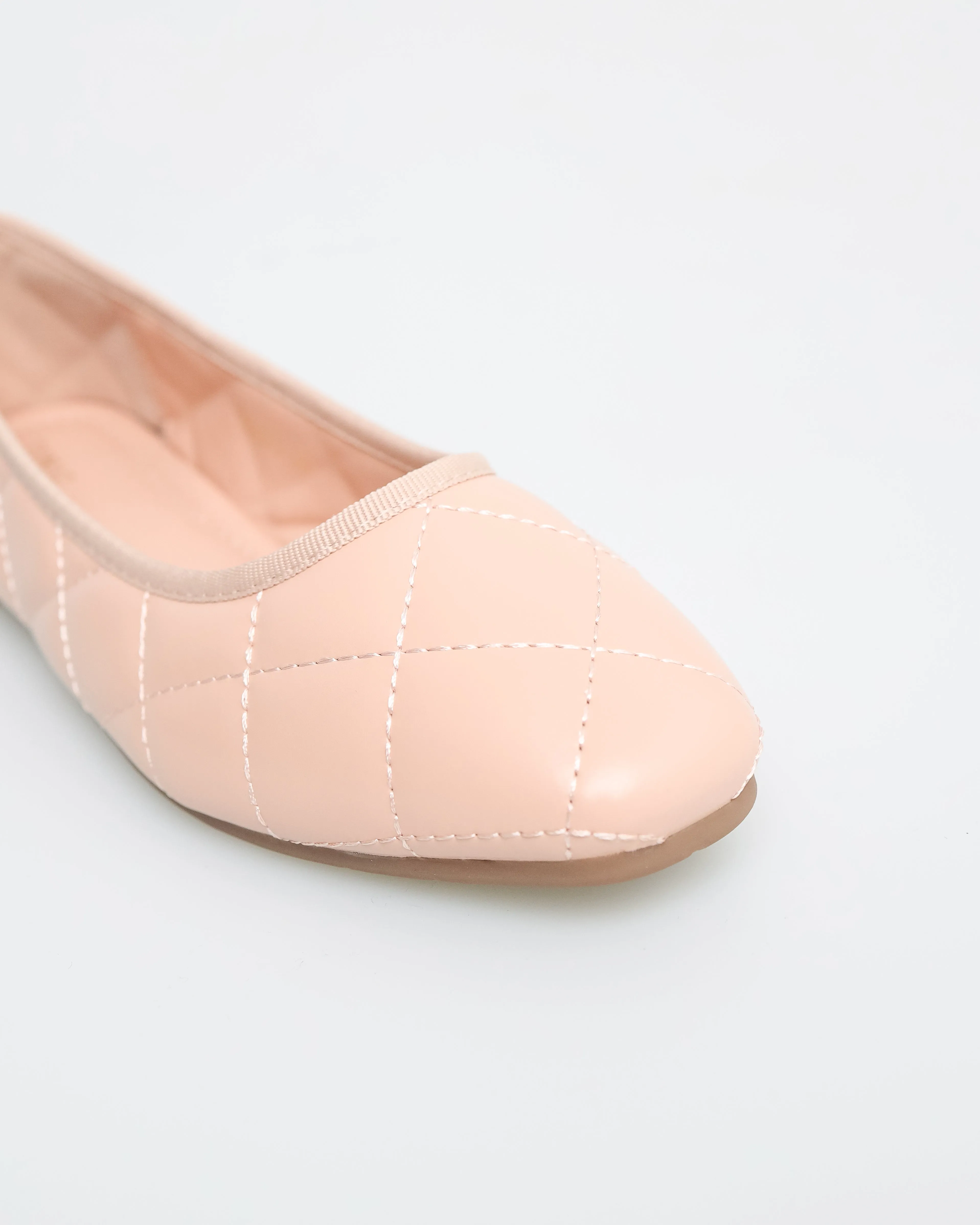 Tomaz NN252 Ladies Quilted Ballerina Flat