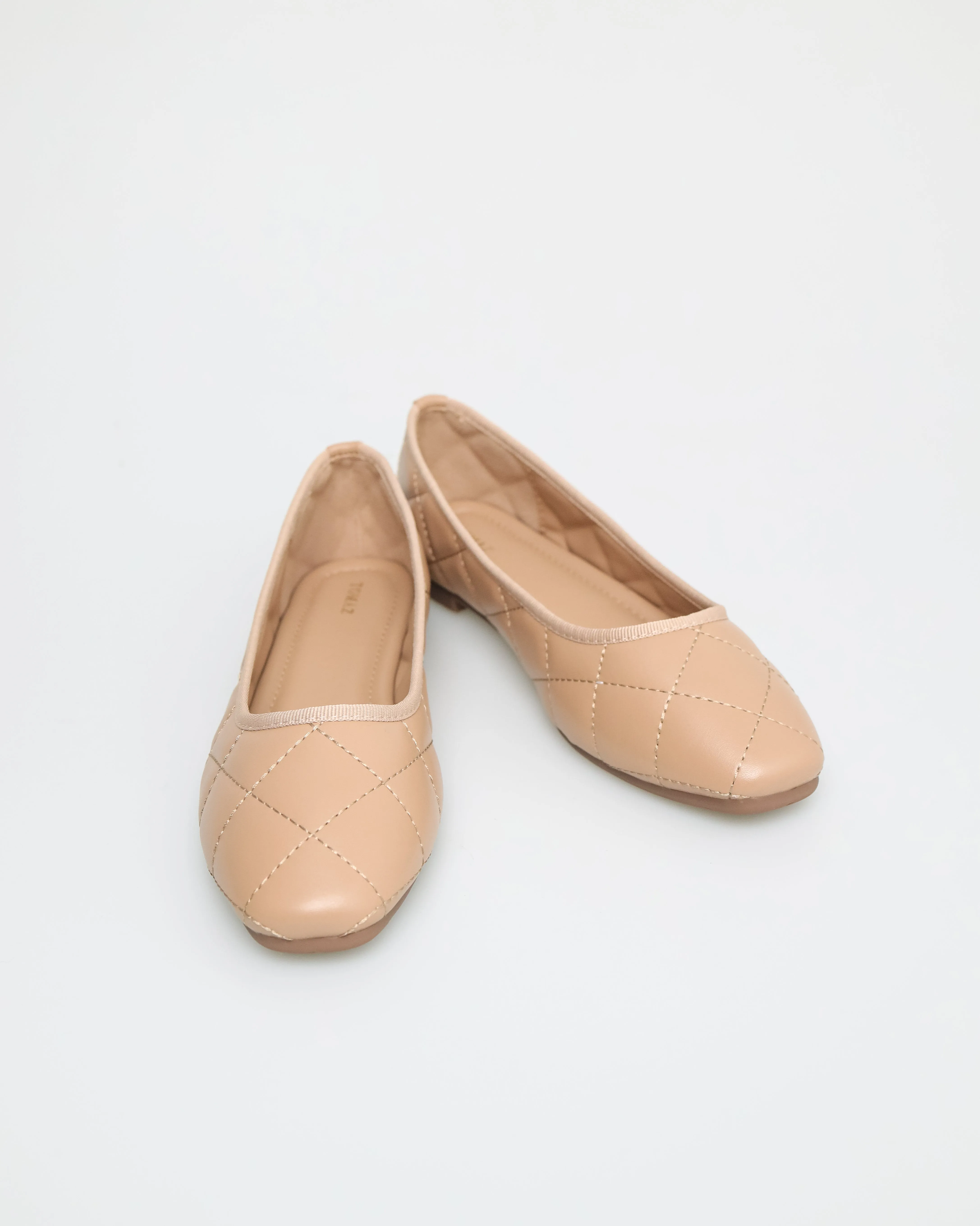 Tomaz NN252 Ladies Quilted Ballerina Flat