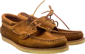 Velasca Milano Tan Suede Boat Shoes Unsized, Approx UK 9.5/10