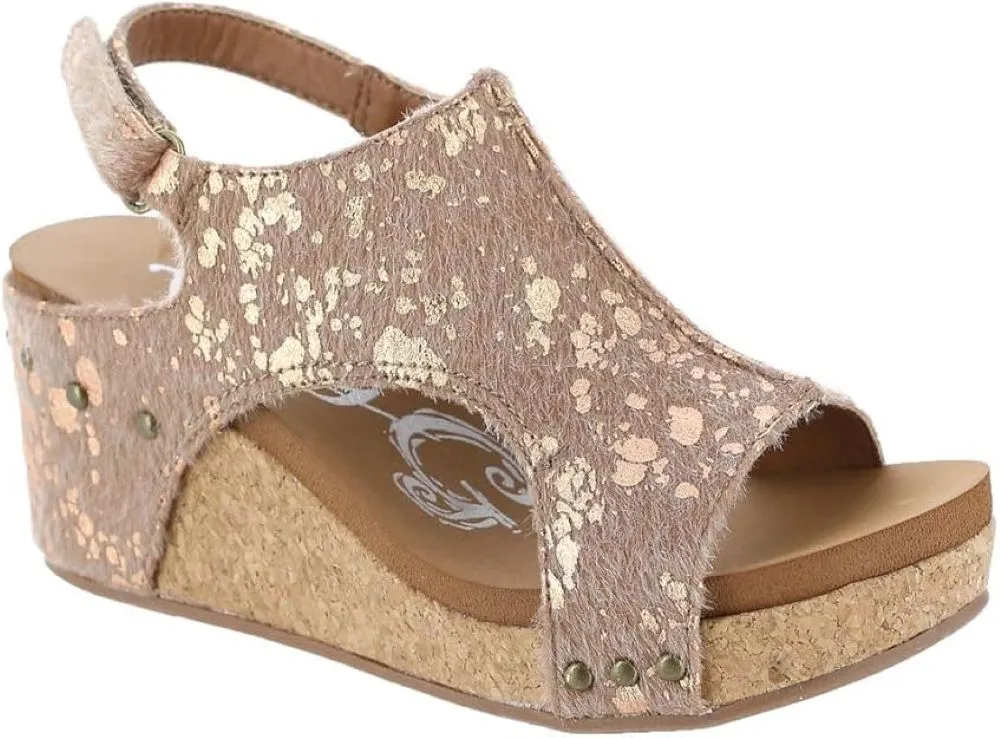 Very G Harper Rose Gold Wedge Sandal