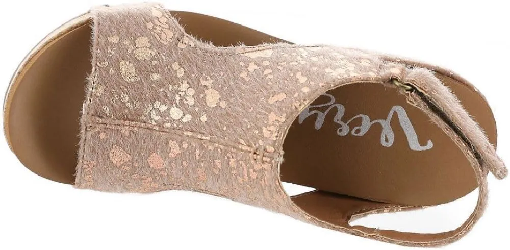 Very G Harper Rose Gold Wedge Sandal