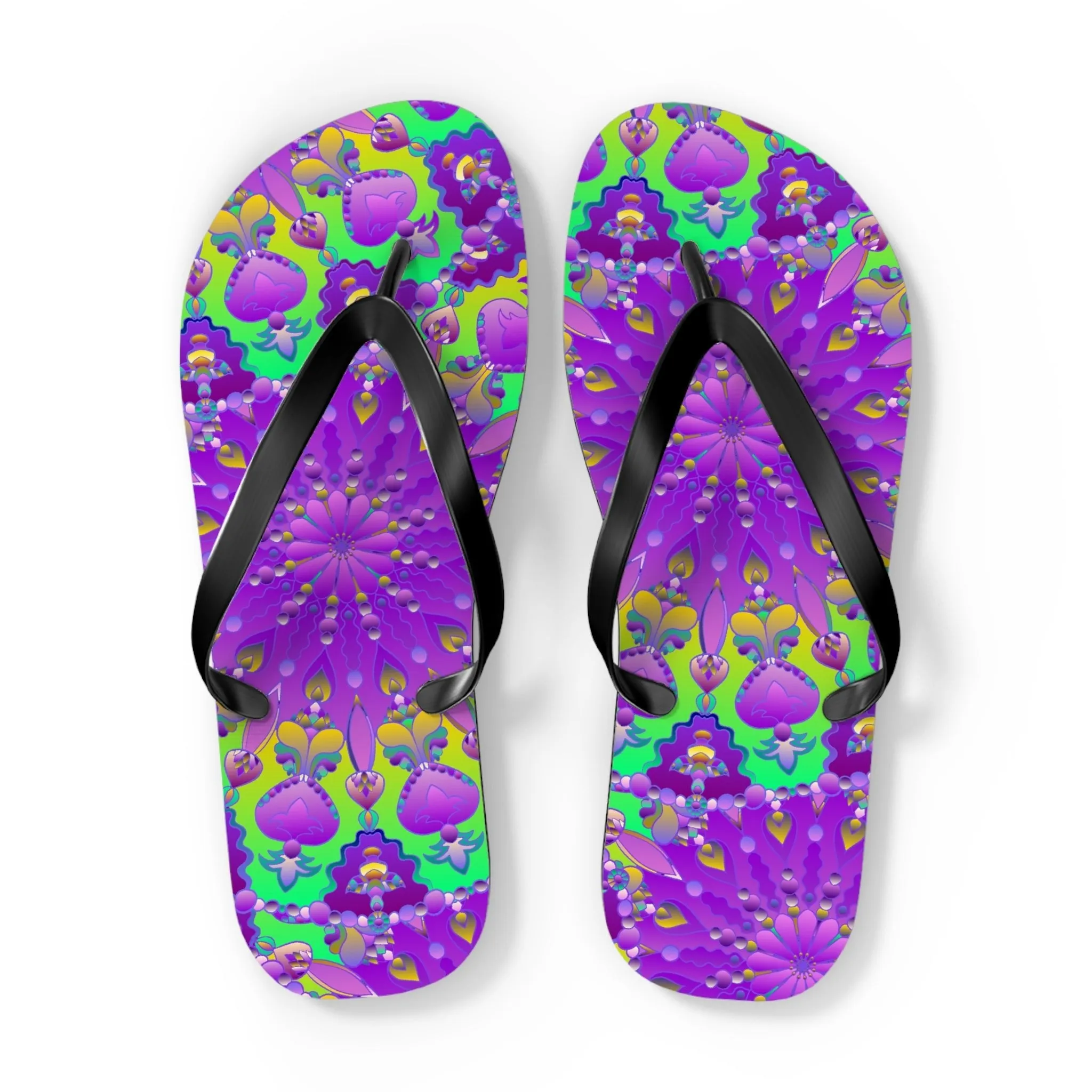 Vibrant Mandala Sandals - Bohemian Summer Style