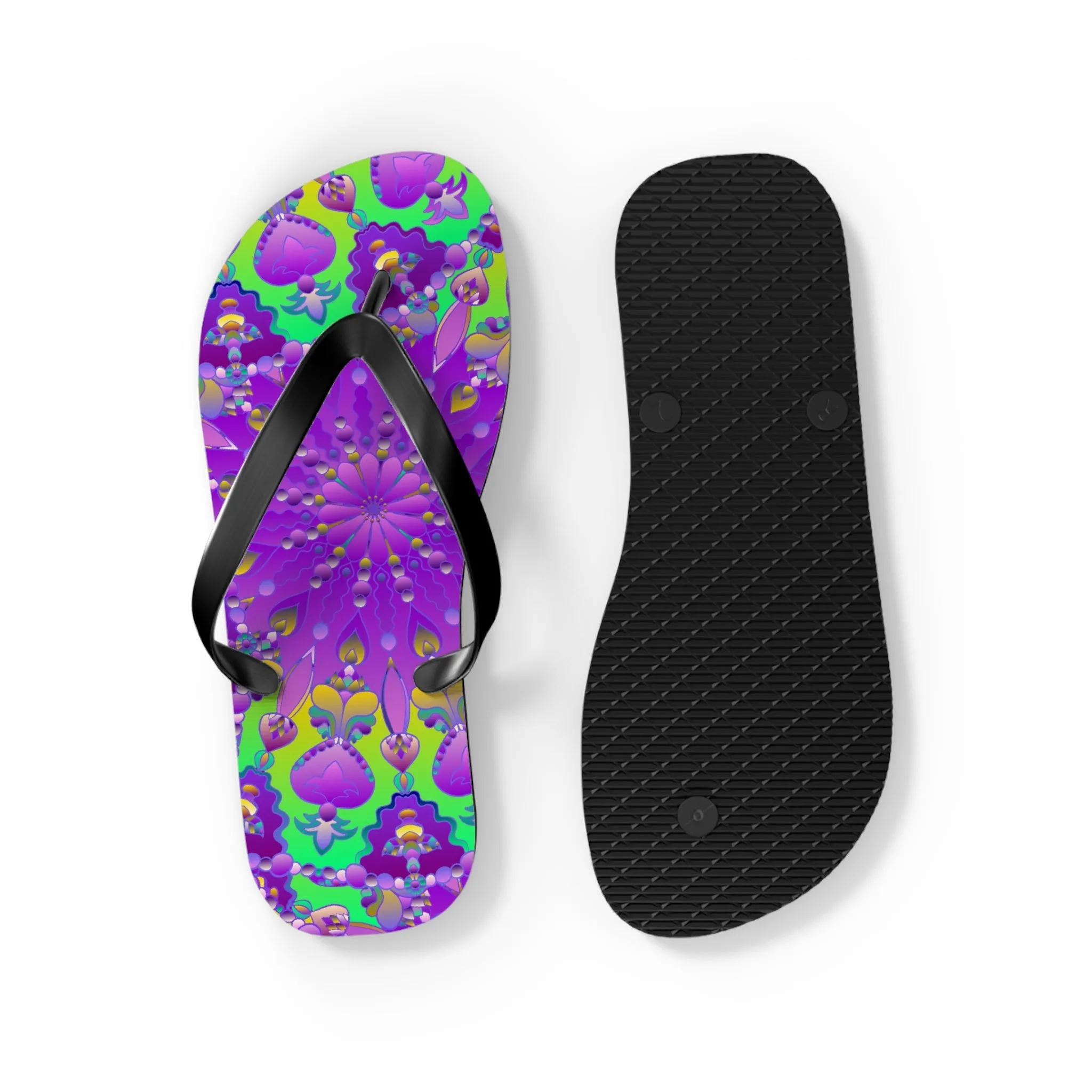 Vibrant Mandala Sandals - Bohemian Summer Style