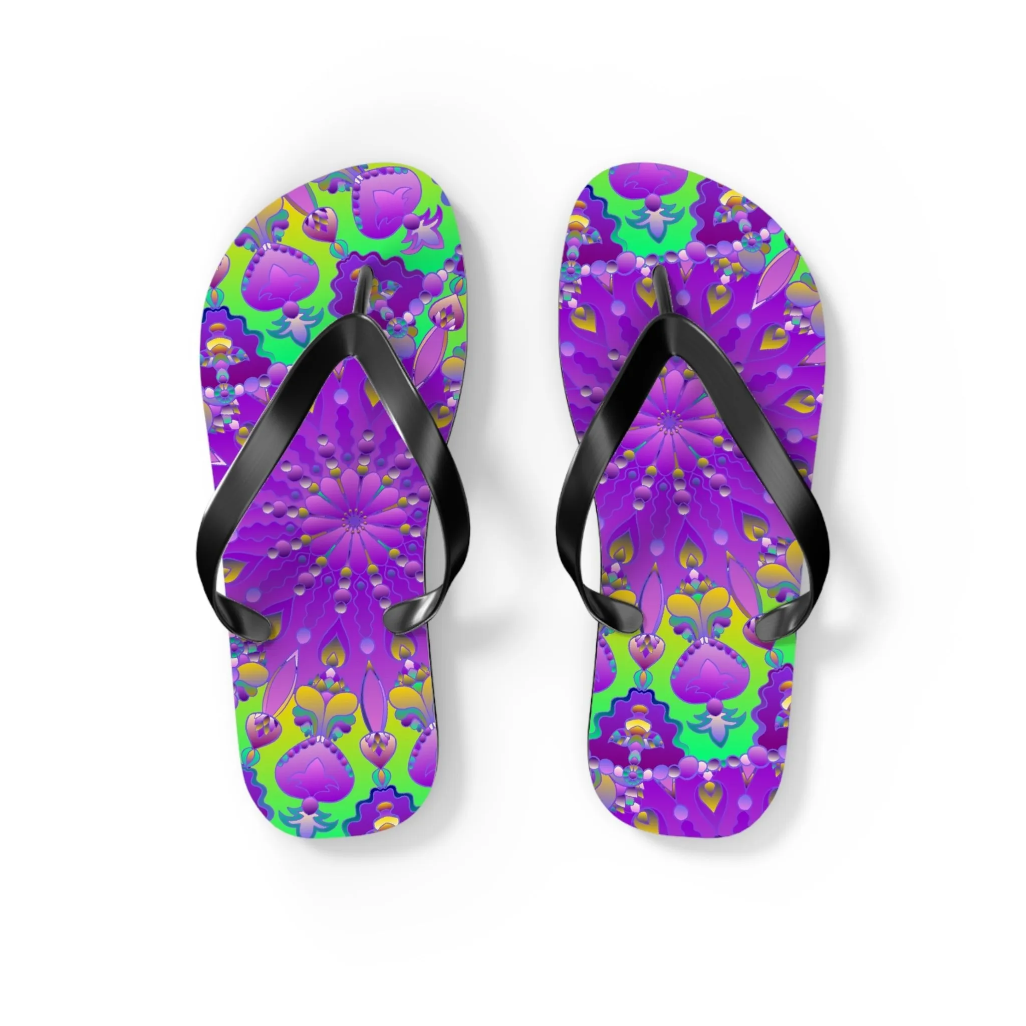 Vibrant Mandala Sandals - Bohemian Summer Style