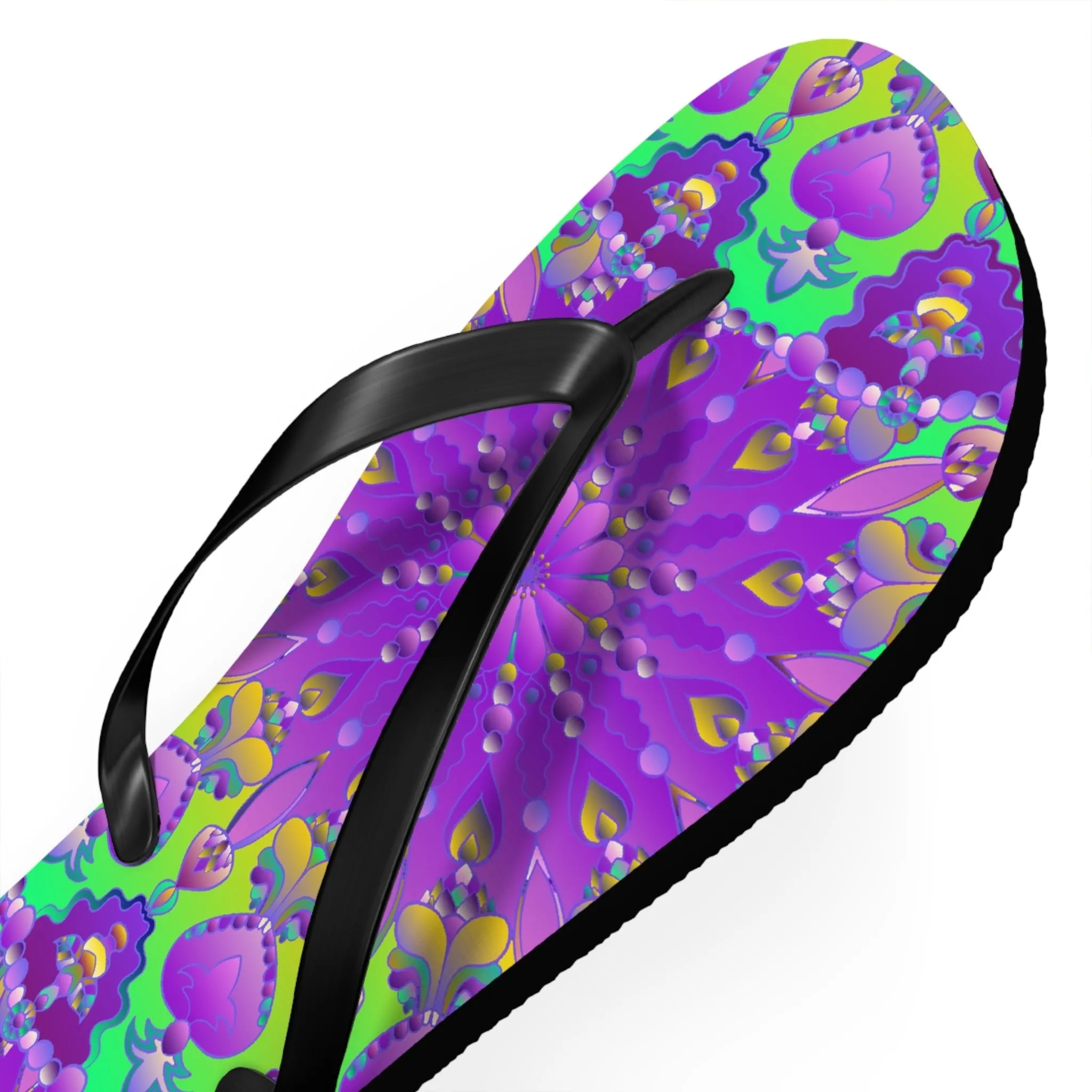 Vibrant Mandala Sandals - Bohemian Summer Style