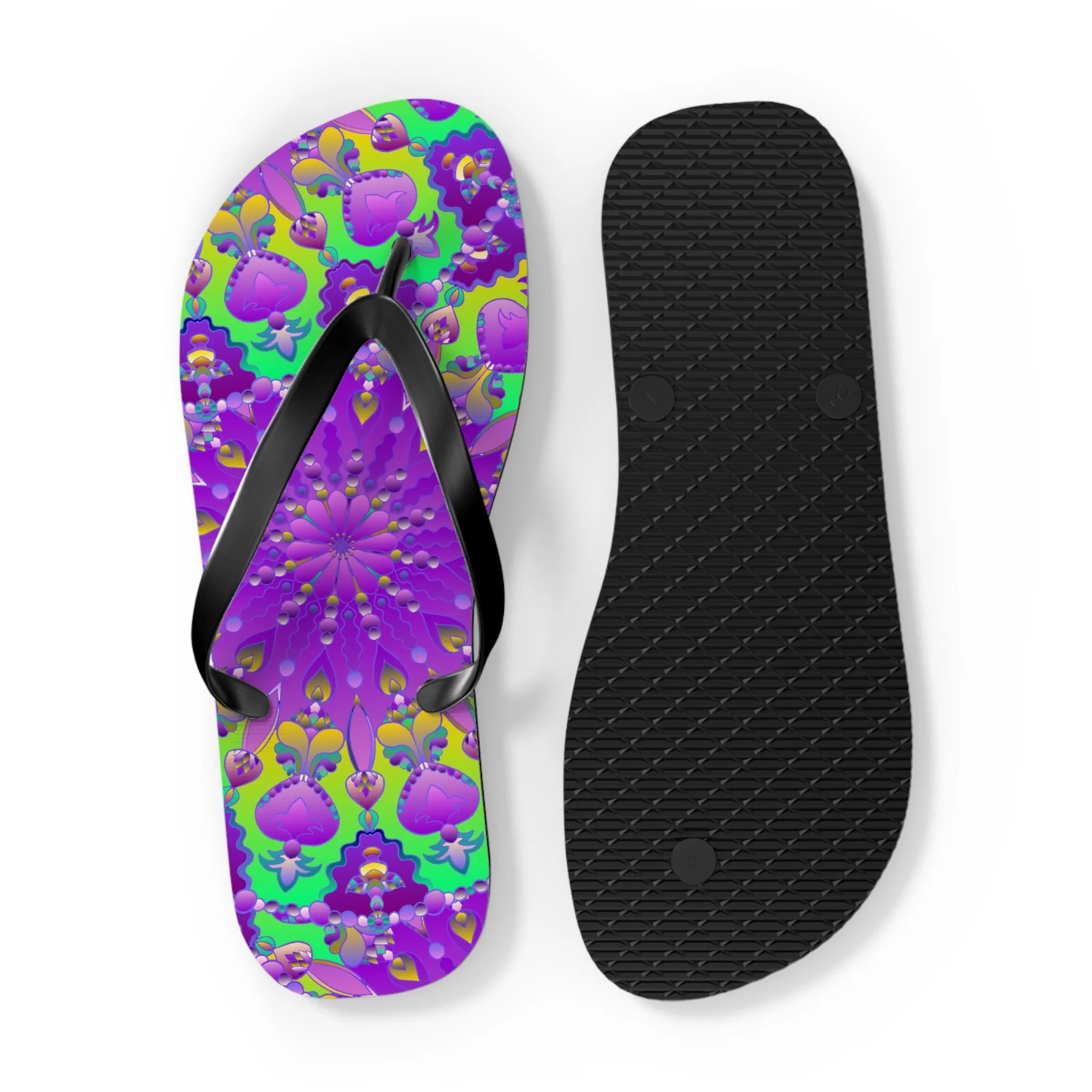 Vibrant Mandala Sandals - Bohemian Summer Style