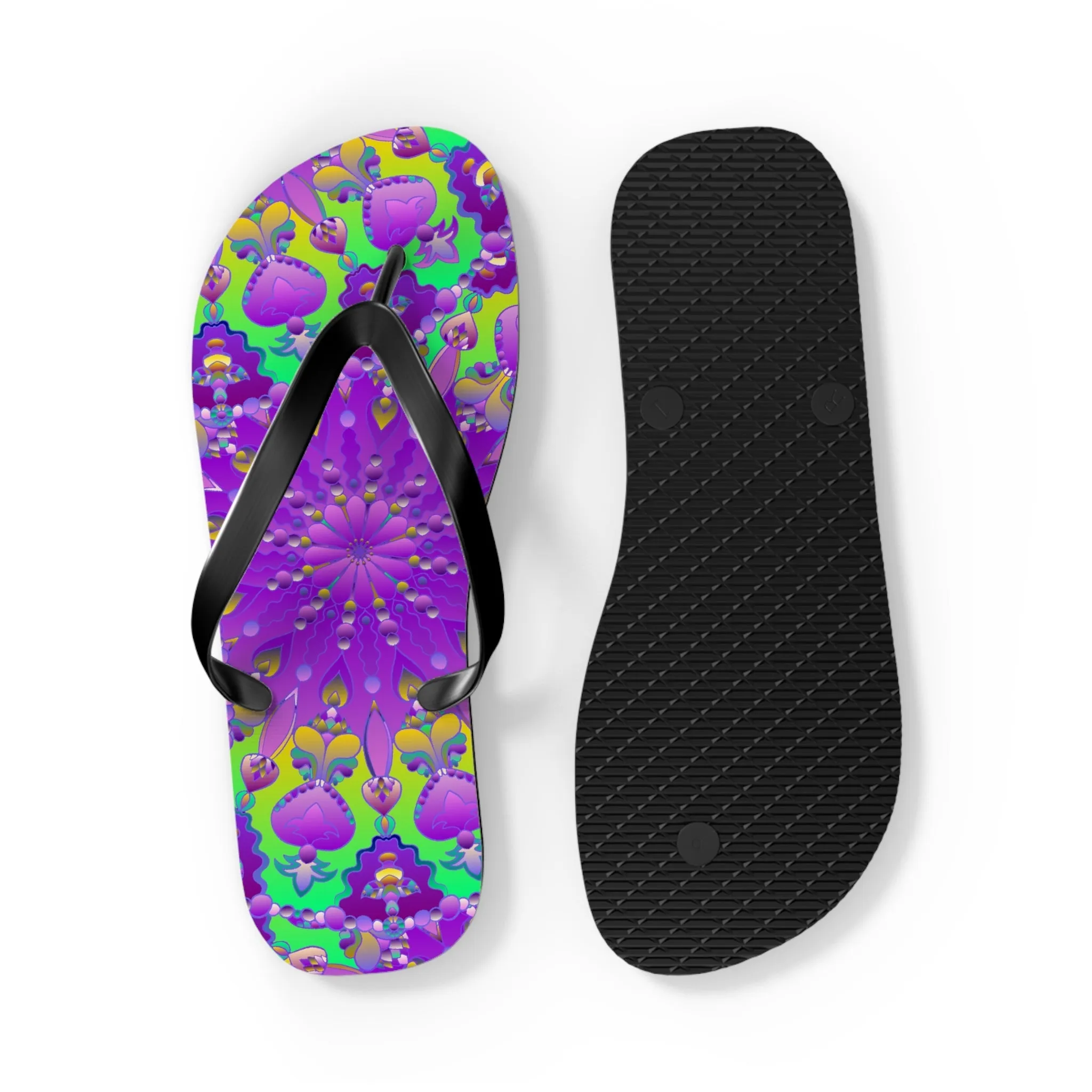 Vibrant Mandala Sandals - Bohemian Summer Style