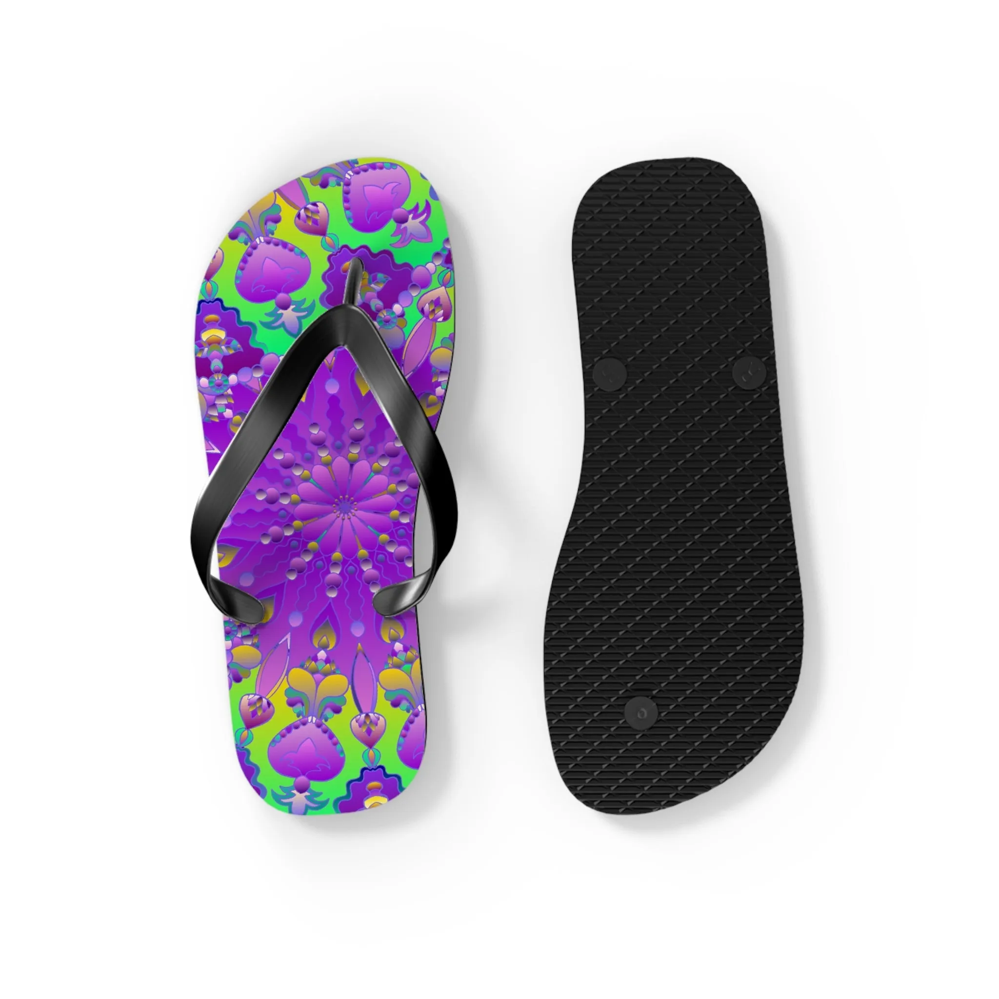 Vibrant Mandala Sandals - Bohemian Summer Style