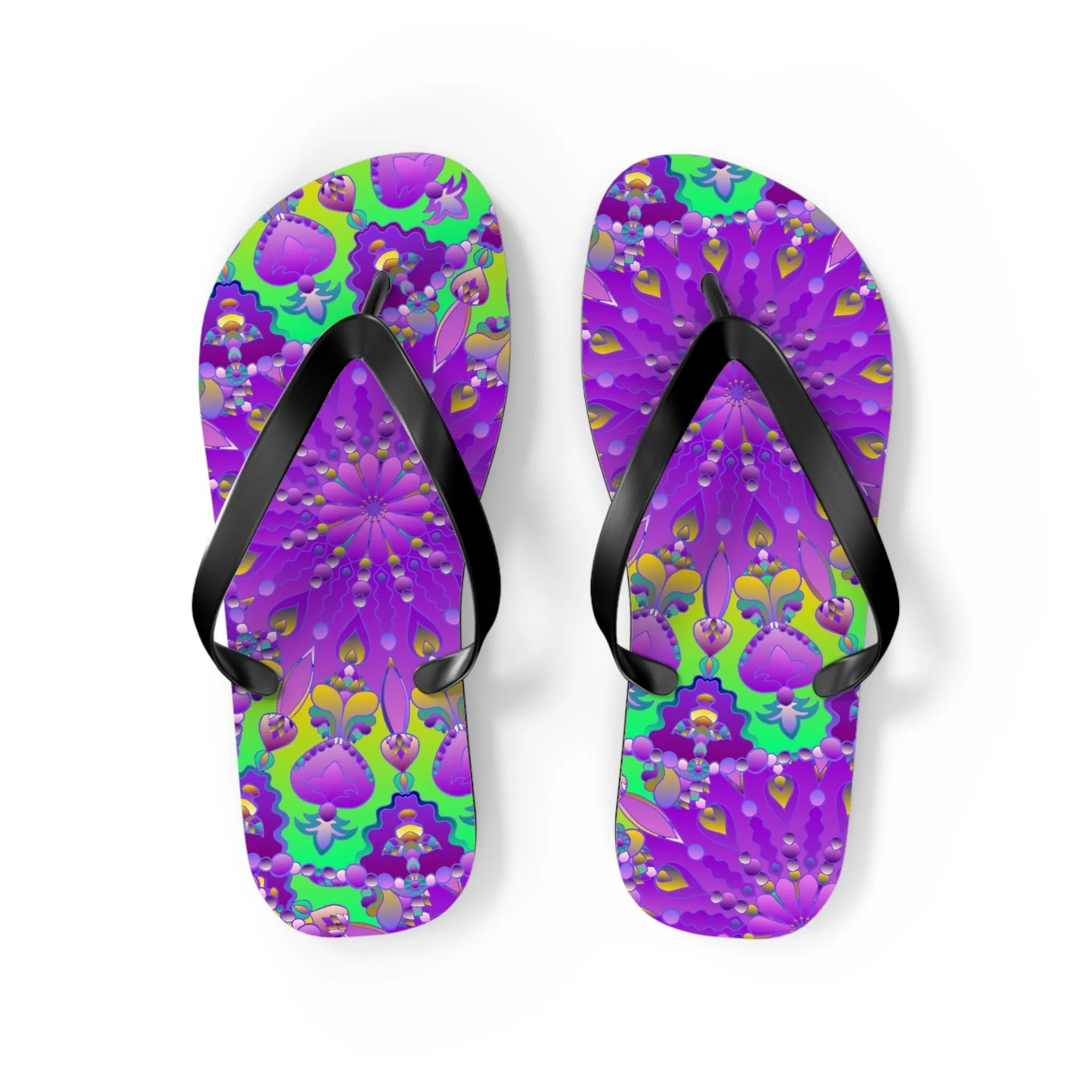 Vibrant Mandala Sandals - Bohemian Summer Style