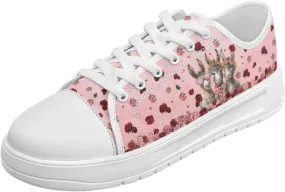 Womens Canvas Sneaker Fashion Jogging Footwear Comfortable Casual Walking Shoes Slip On Sneakers