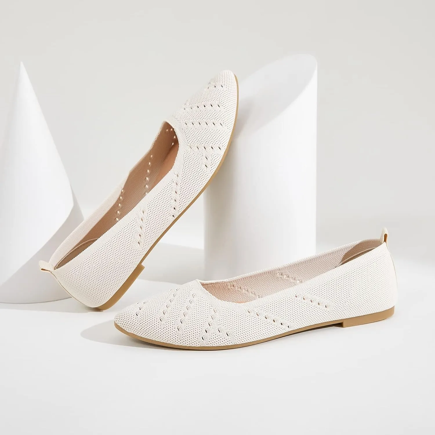 Women’s Flats Shoes Dress Shoes for Women Ballet Flats Dressy Comfortable Pointed Toe Flats Foldable Flats
